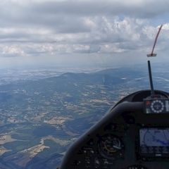 Flugwegposition um 12:44:10: Aufgenommen in der Nähe von 05016 Ficulle, Terni, Italien in 1956 Meter